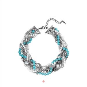 Chloe + Isabel Turquoise Chain Torsade Necklace